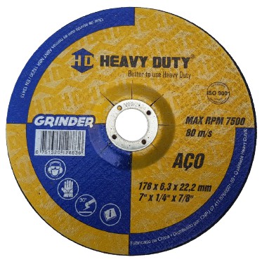 Disco de Desbaste -178 x 6,3 x 22,2 -  Heavy Duty