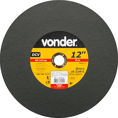 DISCO DE CORTE 300 X 3.2X 25,4 MM- DCV- VONDER