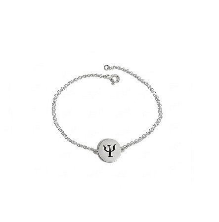 Pulseira Plaquinha Personalizada - Prata