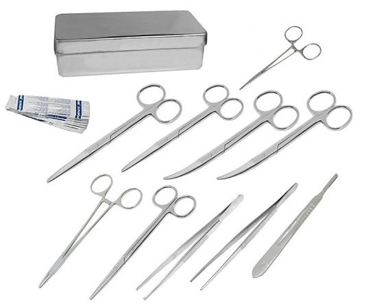 Kit de Dissecação e Técnicas Cirúrgicas