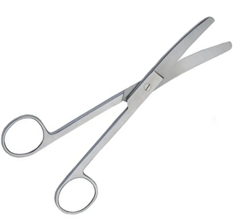 Tesoura Cirúrgica 17cm Curva Romba/Romba - Golgran