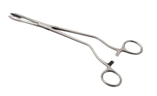 Pinça Cheron 24cm Para Assepsia e Curativo Uterino - Vital Gold