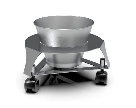 Suporte Balde a Chute em Epóxi  - Sanitas Móveis