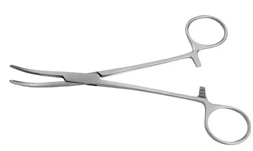 Pinça Hemostática Kelly 16cm Curva em Aço Inox - Golgran