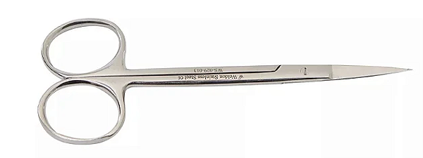 Tesoura Iris 11cm Reta Fina/Fina - Vital Gold