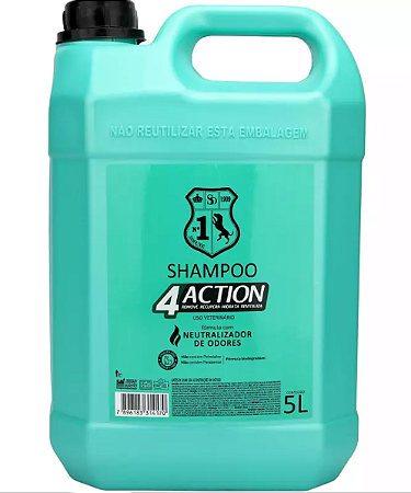Shampoo Profissional SD 4Action 5L para Cães e Gatos - Sanol