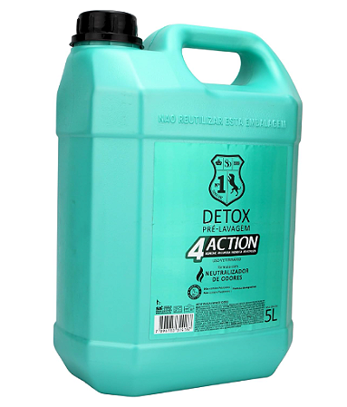 Shampoo Detox Profissional SD 4Action 5L para Cães e Gatos - Sanol