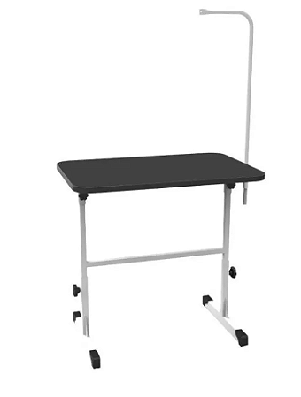 Mesa de Tosa Altura Regulável Com Girafa Pequena Preta - Minag
