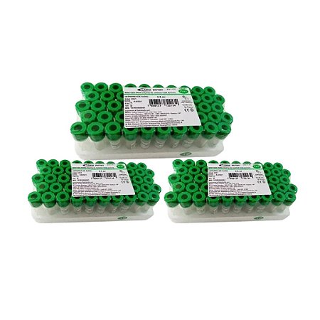 Kit Mini Tubo Heparina de Sódio 0.5ml - Labor Import