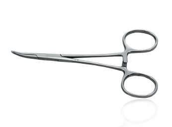 Pinça Halstead Mosquito 12,5cm Curva Inox - Vital Gold