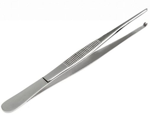 Pinça Anatômica Dente de Rato 16cm Inox - Safer