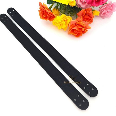 Alça para cesto na cor preta (o par) - 34 cm
