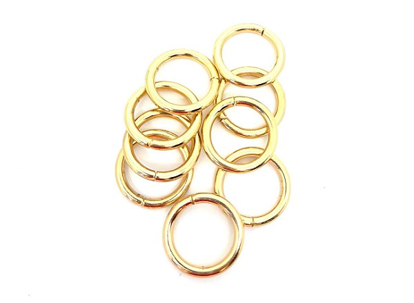 Argola para bolsa 2 cm dourado (o par)