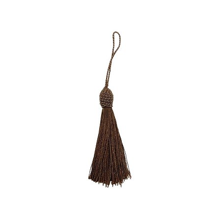 Tassel de seda marrom