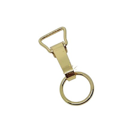 Fecho Mosquetão dourado