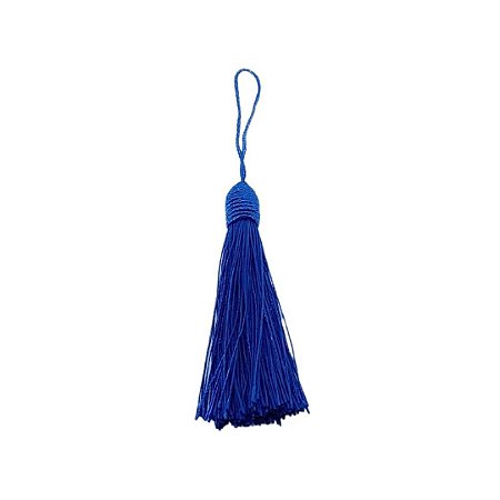 Tassel de seda azulão