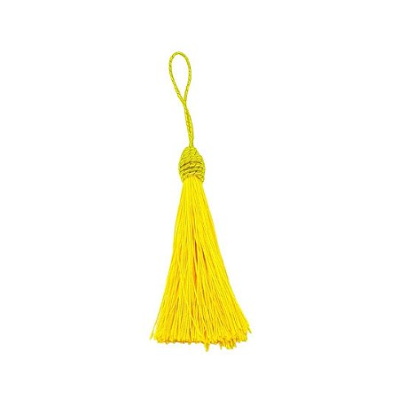 Tassel de seda amarelo