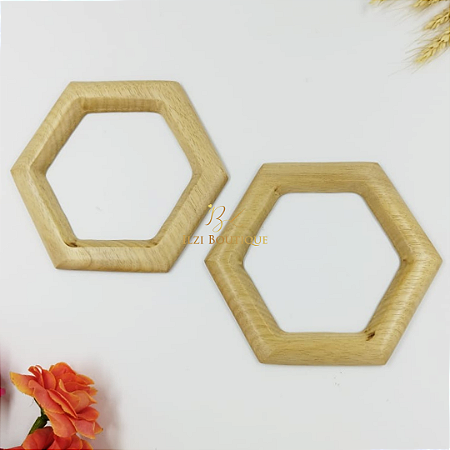 Alça de Madeira Hexagonal - Tauari (Vilatto)