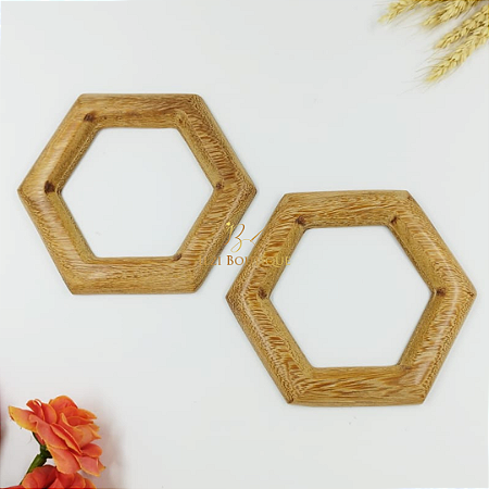 Alça de Madeira Hexagonal- Angelim (Vilatto)