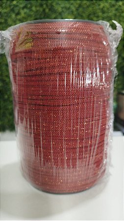 Fio Sublimis cor 0935 c/ lurex cobre - 100% poliéster - 4mm
