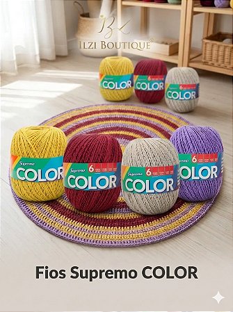 Barbante Supremo Color 6 - escolha as cores
