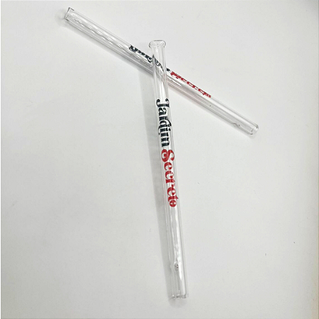 Piteira Filtro de vidro Jardim Secreto 9cm transparente flat