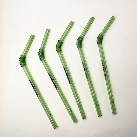 Filtro de vidro canudo verde