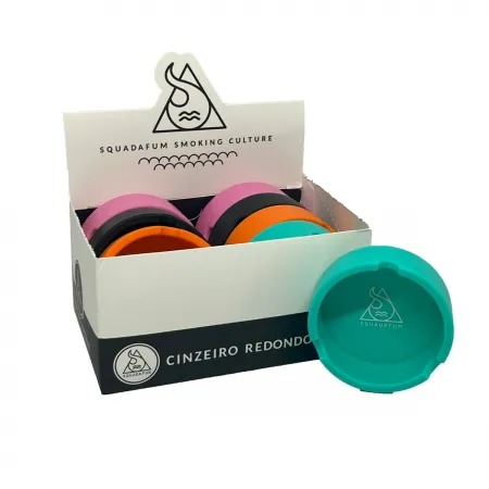 Cinzeiro Redondo Silicone SquadaFum