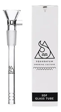 Tubo Vidro Stickers Squadafum 14mm Downstem Bowl Para Bong
