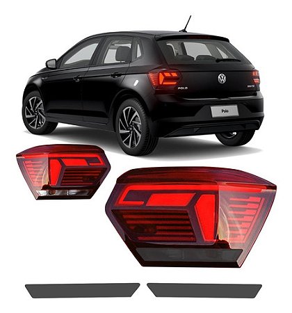 Adesivo Lanterna Volkswagen Polo Acessório Fumê