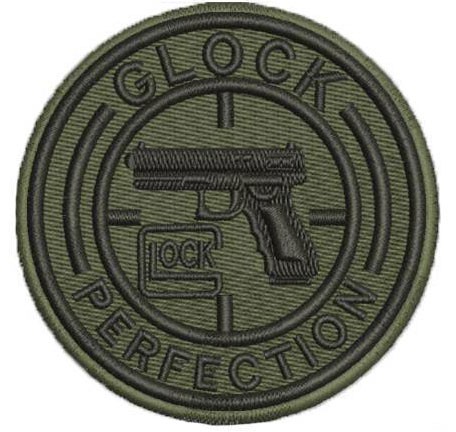 Bordado Patch Termocolante Glock Perfection