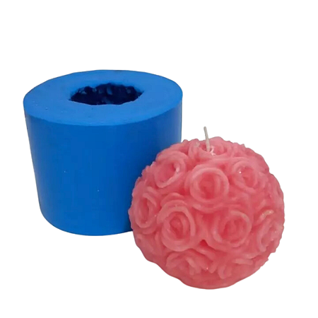 Forma de Silicone - Provence Esfera Rosas Gigante