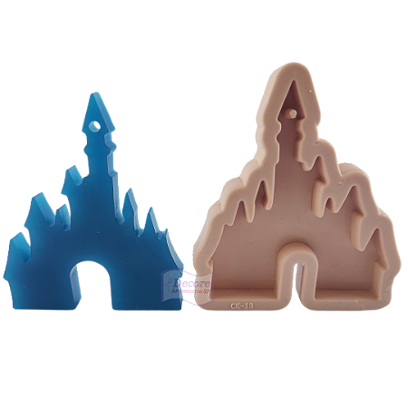 Forma de Silicone - Pingente Castelo