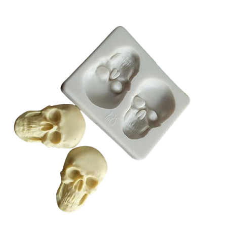 Forma de Silicone - Caveira 2 Cav