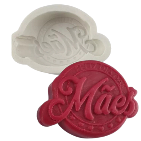 Forma de Silicone - Mini Feliz Dias das Mães