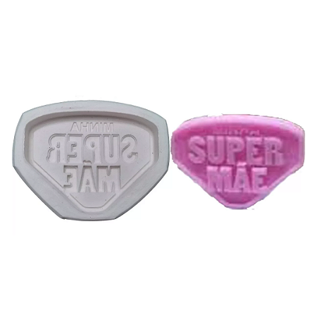 Forma de Silicone - Minha Super Mãe