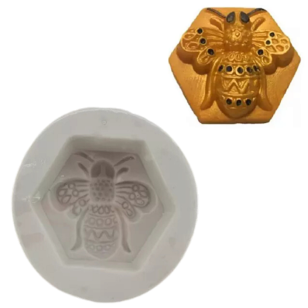 Forma de Silicone - Abelha Decorada