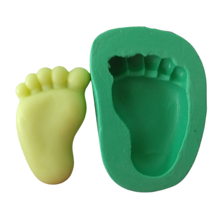 Forma de Silicone - Pezinho M 1 cav