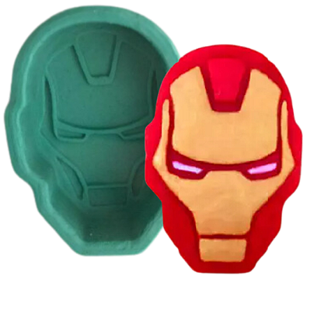 Forma de Silicone - Rosto Homem de Ferro