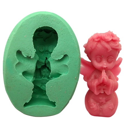 Forma de Silicone - Mini Anjo Orando