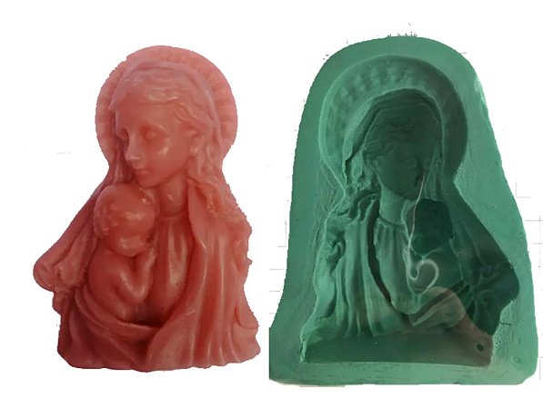 Forma de Silicone - Maria e Jesus