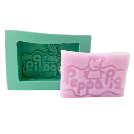 Forma de Silicone - Peppa Pig Retangular