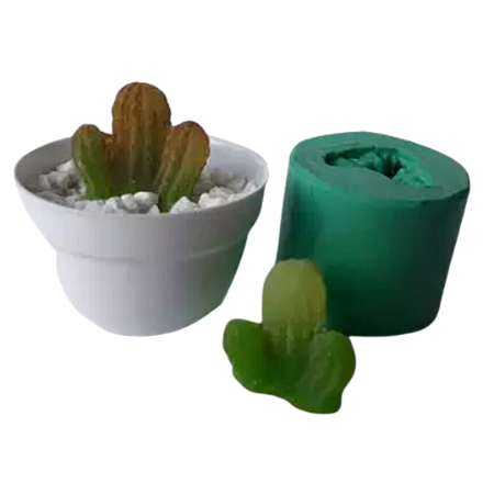 Forma de Silicone - Mini Cacto do Deserto