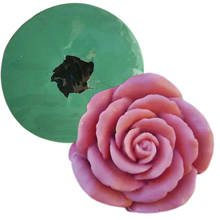 Forma de Silicone - Rosa do Marrocos G