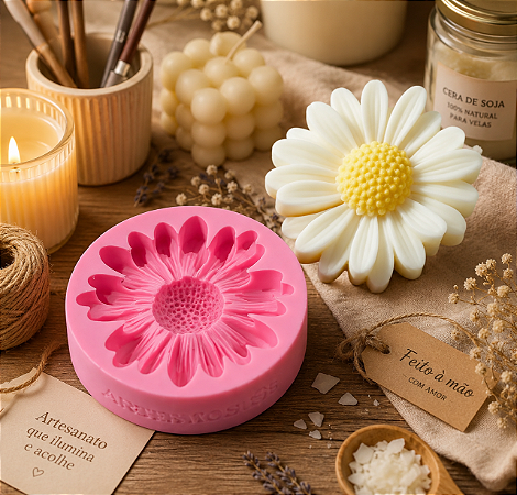 Forma de Silicone - Margarida mod2