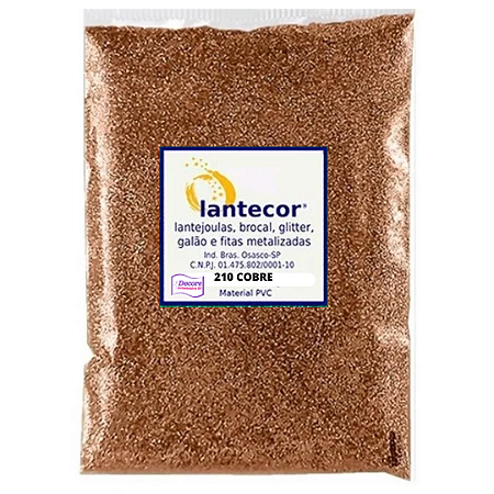 Glitter PVC - 210 COBRE - 500g
