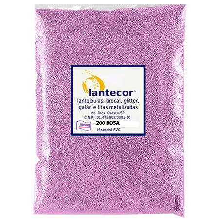 Glitter PVC - 200 ROSA - 100g
