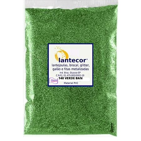 Glitter PVC - 140 VERDE BANDEIRA - 100g