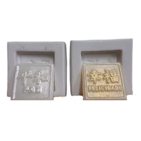 Forma de Silicone - Símbolo Japonês Paz Felicidade 2 Cav