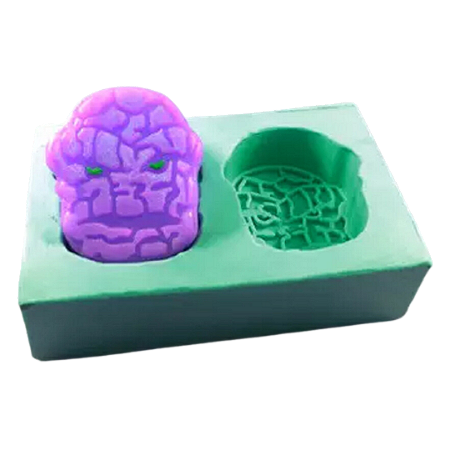 Forma de Silicone - Homem Pedra 2 Cav